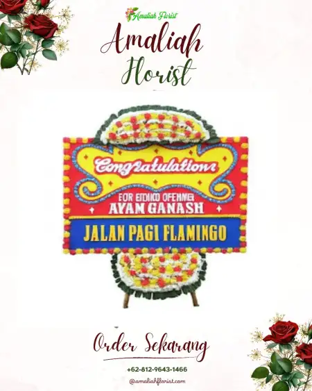 Sewa Papan Bunga Seraya